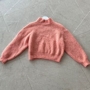 American Vintage Coral Turtleneck Sweater